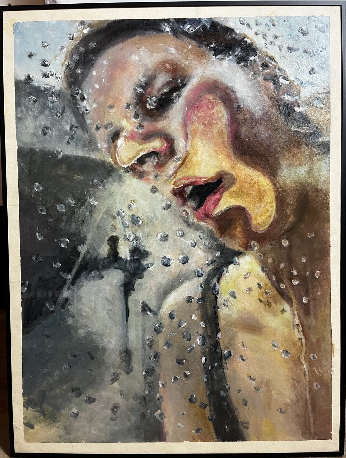 Entre deux mondes Hana Sebel Original painting for sale