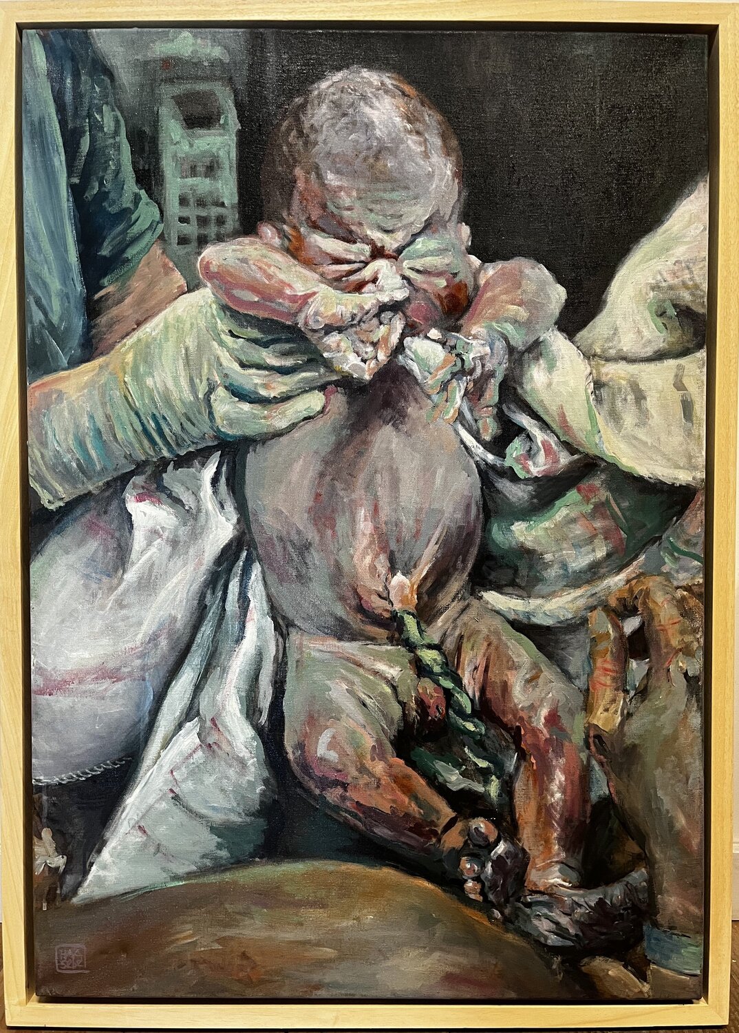L’éveil des sens Hana Sebel Original painting for sale