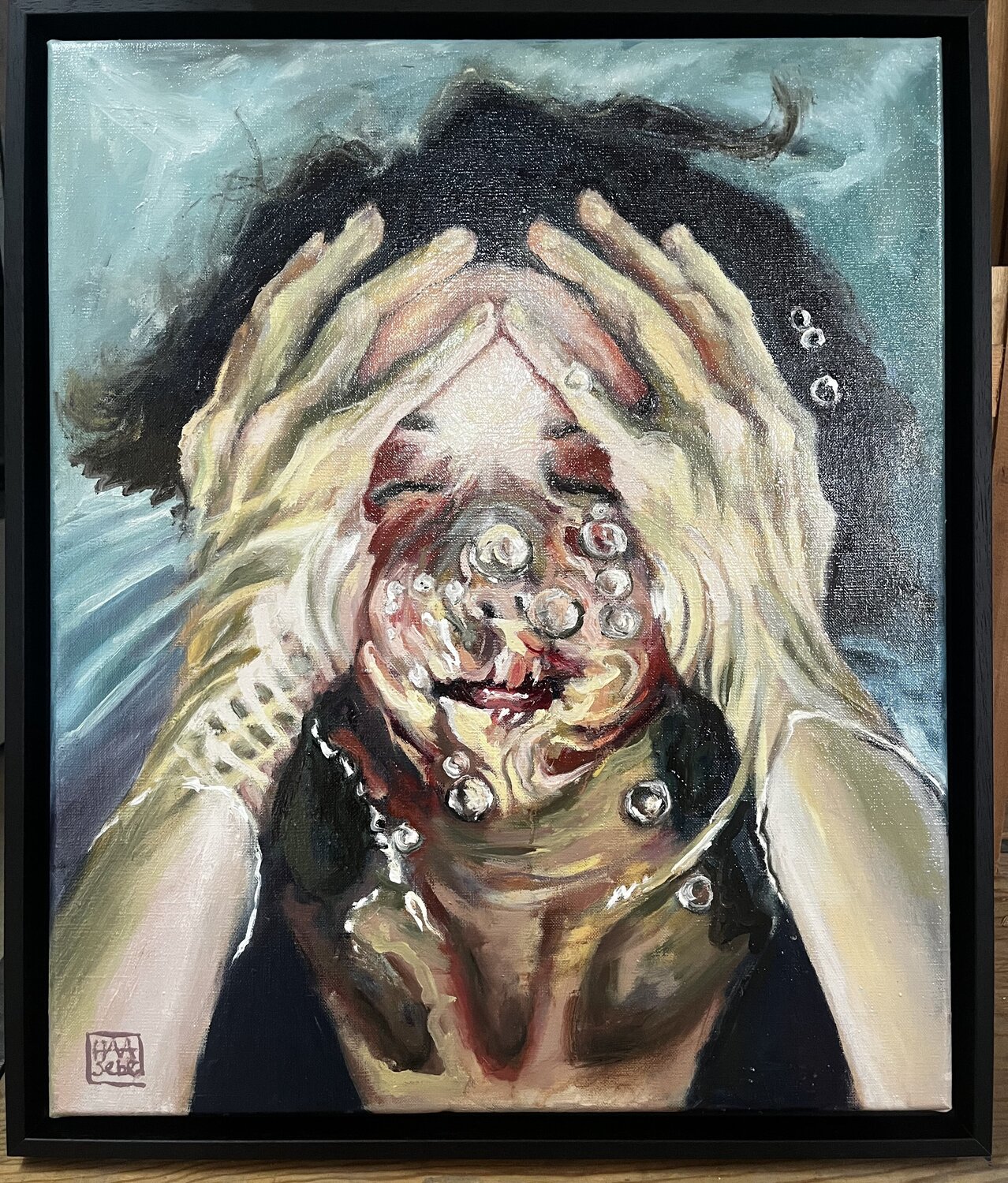 Submersion Hana Sebel Original painting for sale