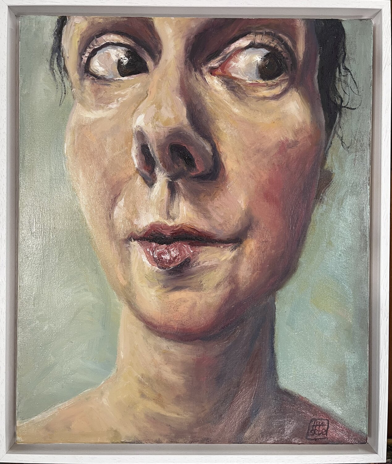 Repetition ll - Traitement intérieur Hana Sebel Original painting for sale
