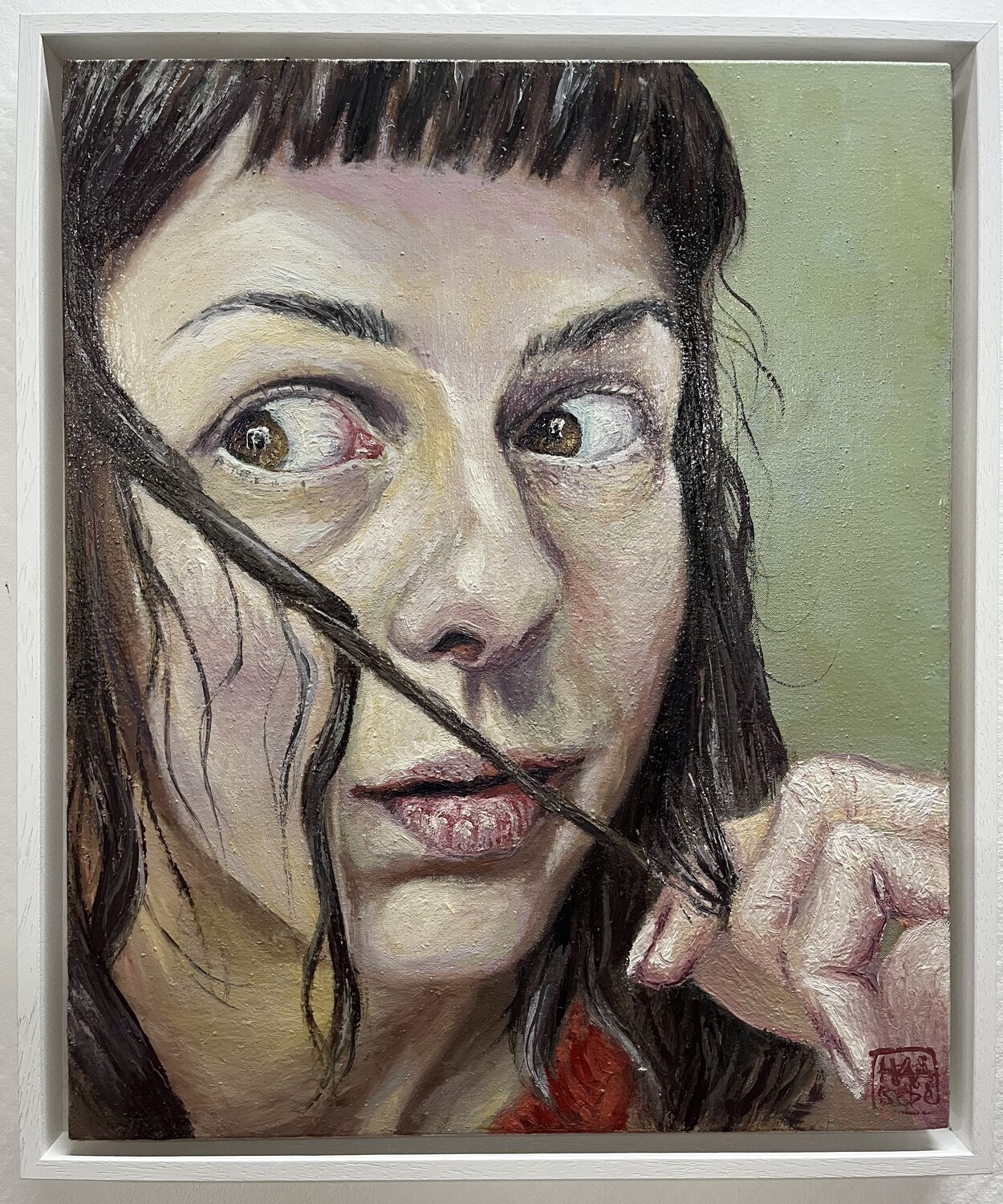 Repetition lX - Unheld Hana Sebel Original painting for sale
