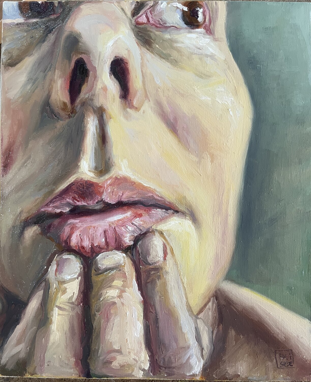 Surface de contact Hana Sebel Original painting for sale