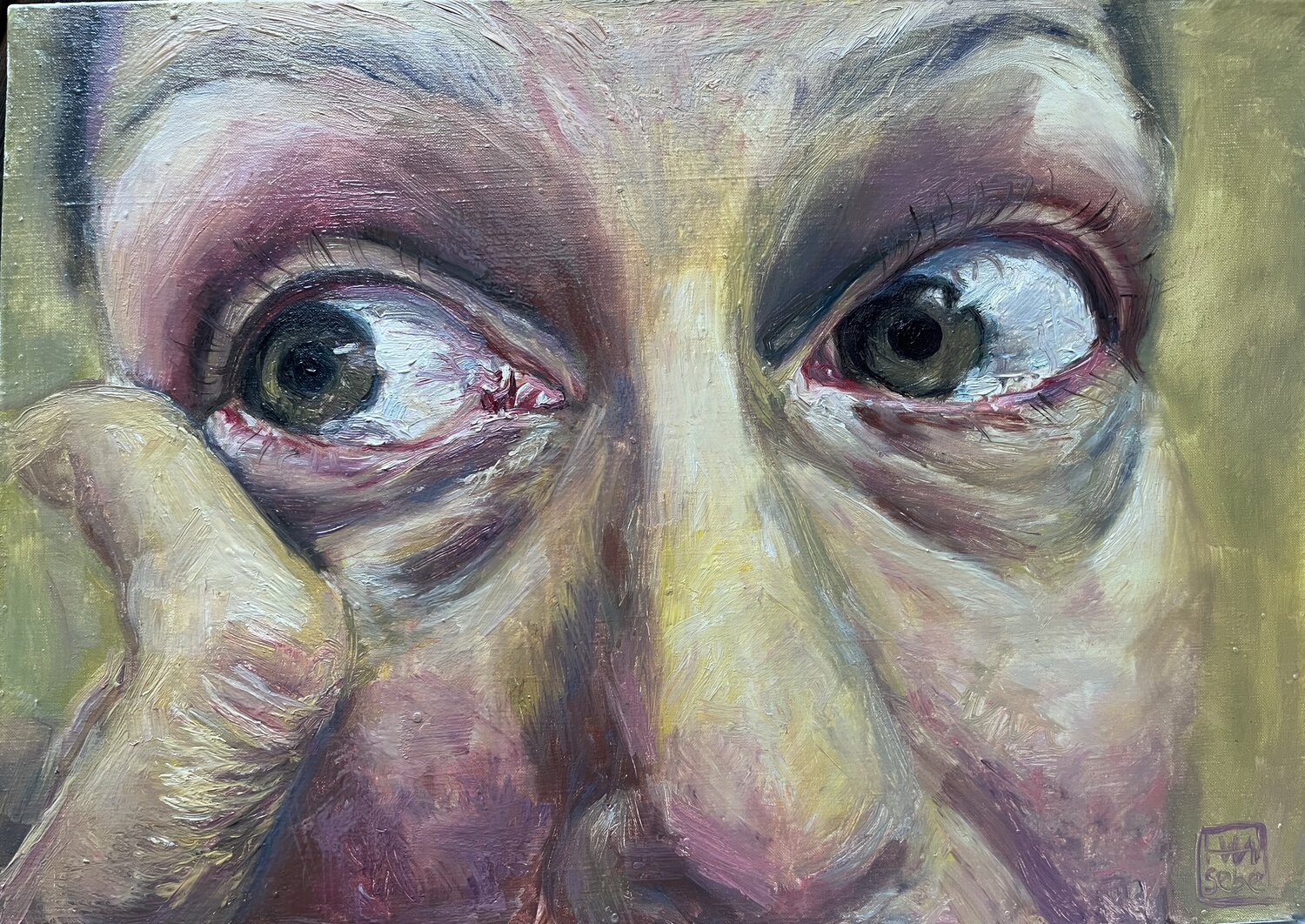 Overwhelm Hana Sebel Original painting for sale