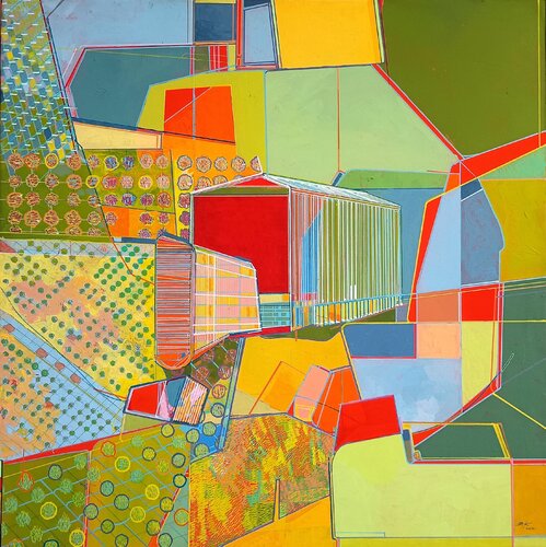 SAT 2/2022 Agricultura y Tecnología by IGNACIO KLINDWORTH, Painting for Sale on Select