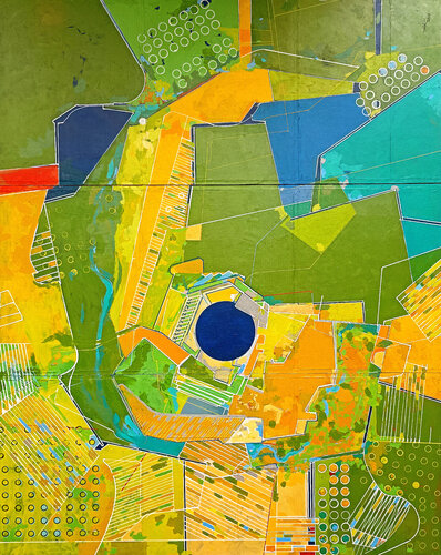SAT 12/2024 Tríptico by IGNACIO KLINDWORTH, Painting for Sale on Select