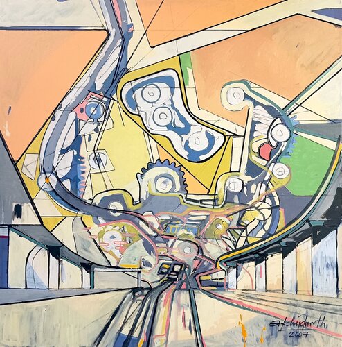 SPU 1/2007 Madrid, entrada Sur. by IGNACIO KLINDWORTH, Painting for Sale on Select
