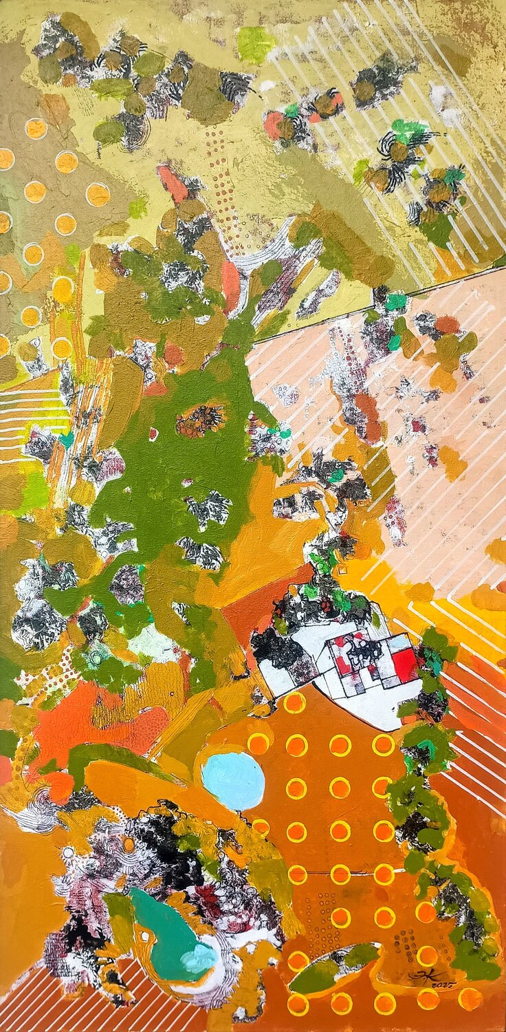 SAT 5/2025 Serie Agricultura y Tecnología IGNACIO KLINDWORTH Original painting for sale