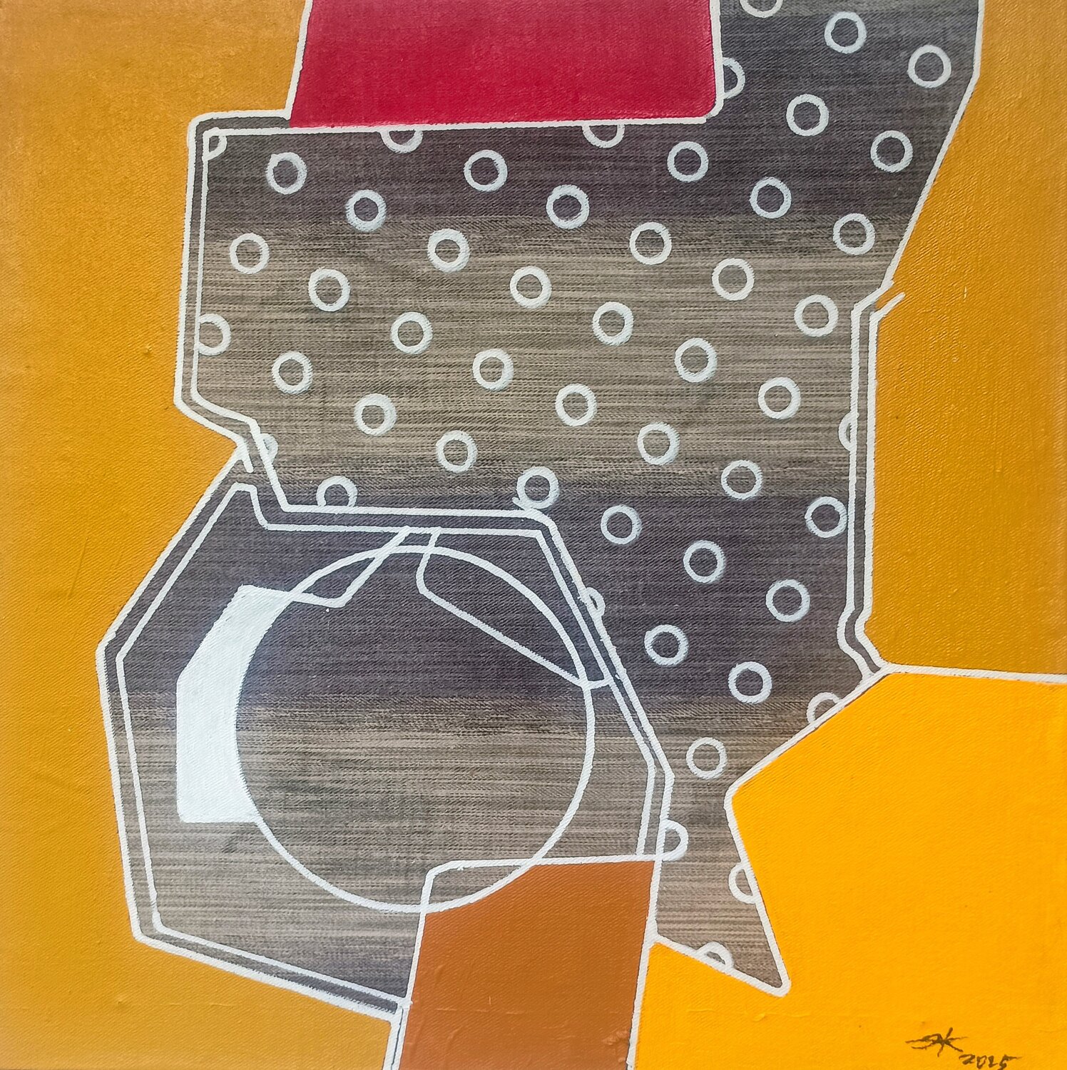 SAT 4/2025 Agricultura y tecnología. Improntas drónicas IGNACIO KLINDWORTH Original painting for sale