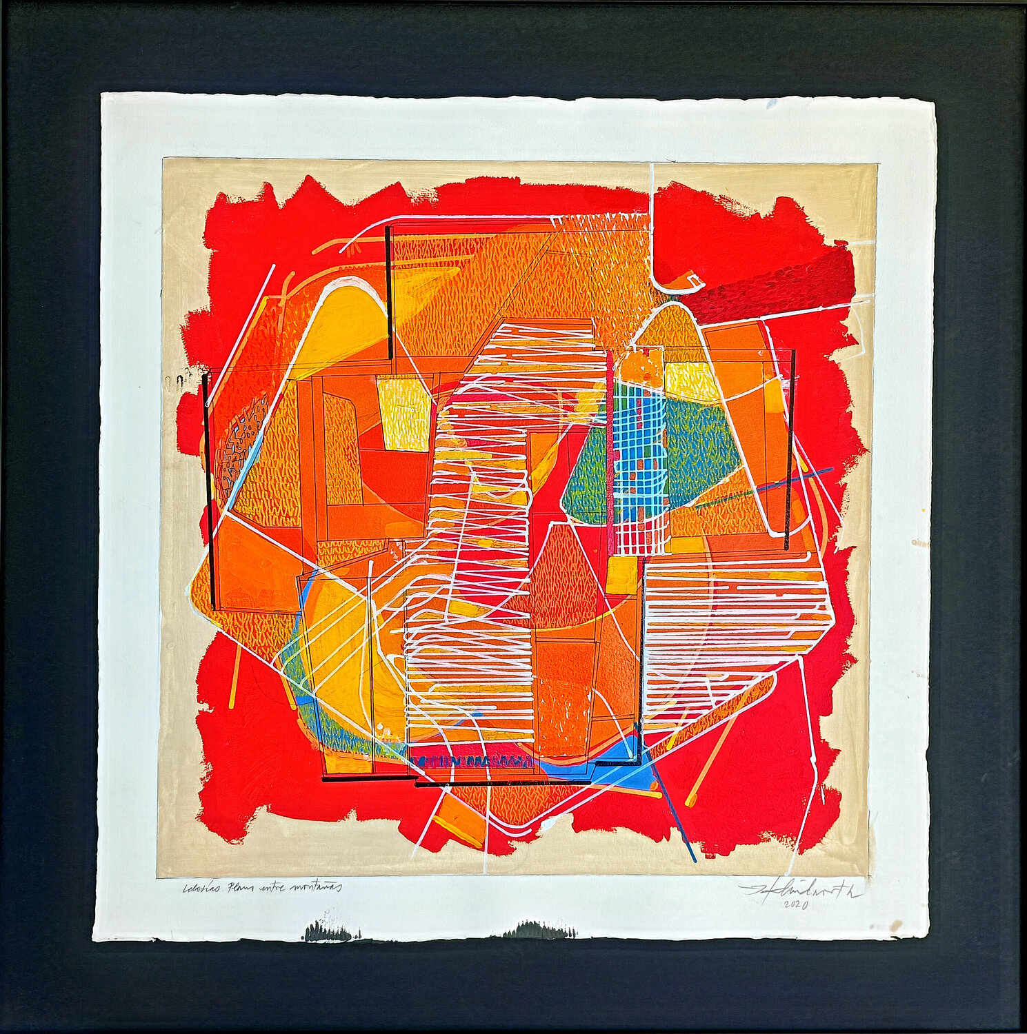 SCJ 1/2020 OP Caseta y Jardín IGNACIO KLINDWORTH Original painting for sale