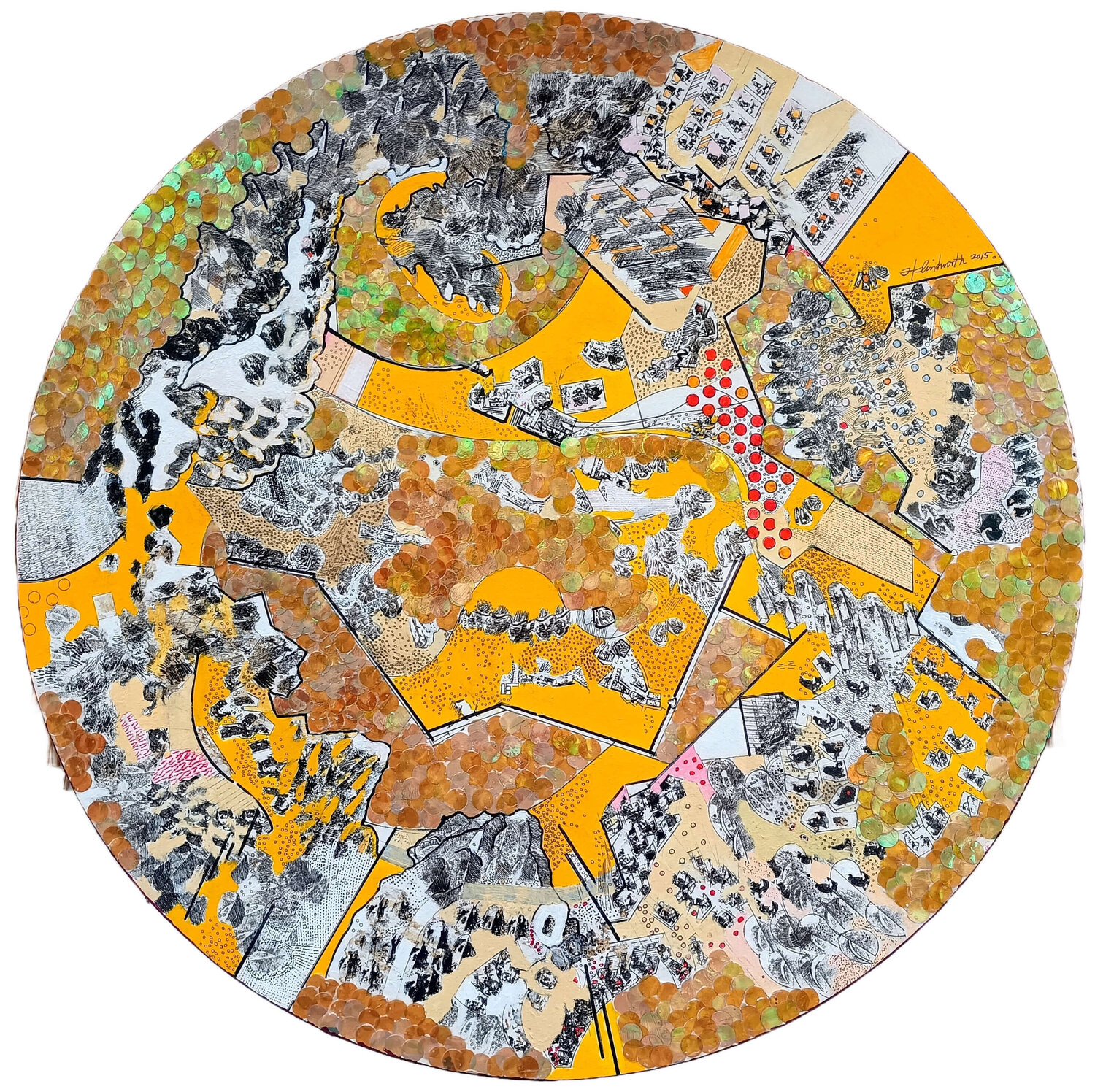 SGR 1/2015 Influencia australiana IGNACIO KLINDWORTH Original painting for sale