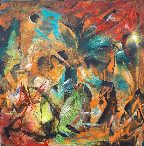 Tanz der Elemente by Gudrun Dapont, Painting for Sale on Select
