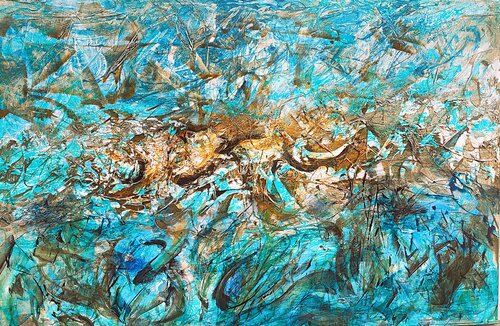 Aufsteigende Erinnerungen by Gudrun Dapont, Painting for Sale on Select