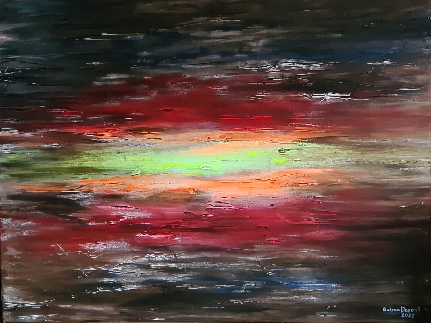 Aurora Mare Gudrun Dapont Original painting for sale