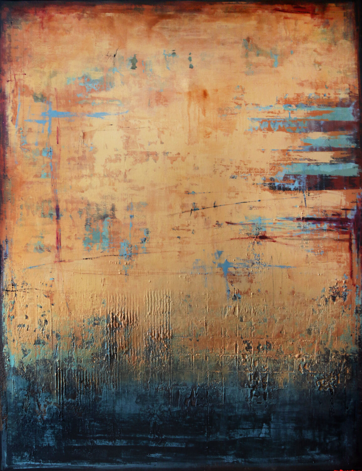OCTOBER EVENING Inez Froehlich Original painting for sale