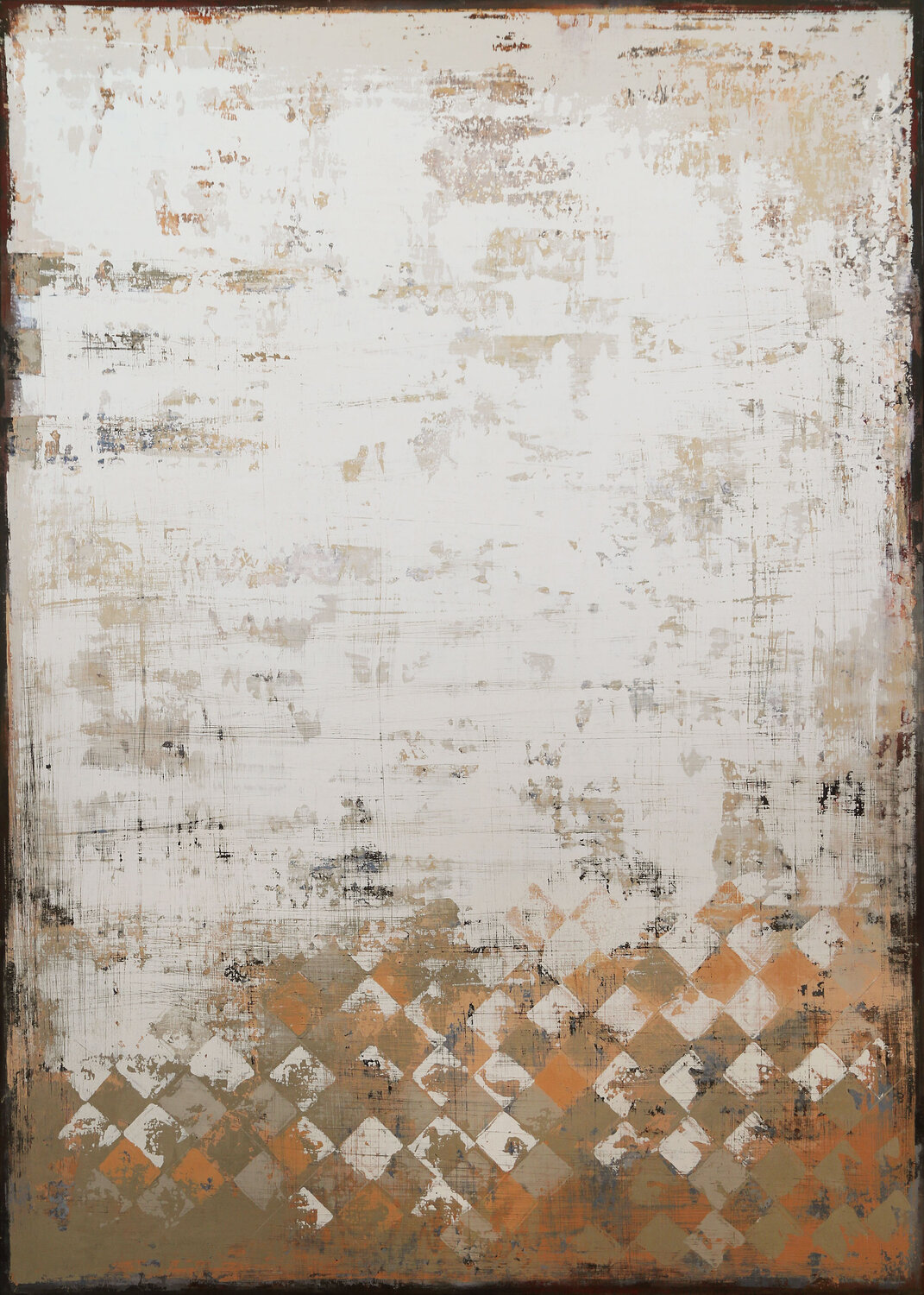 PUZZLED THOUGHTS Inez Froehlich Original painting for sale