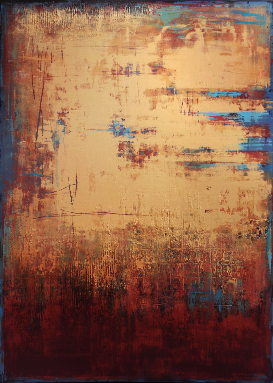 WARM EVENING SUN Inez Froehlich Original painting for sale