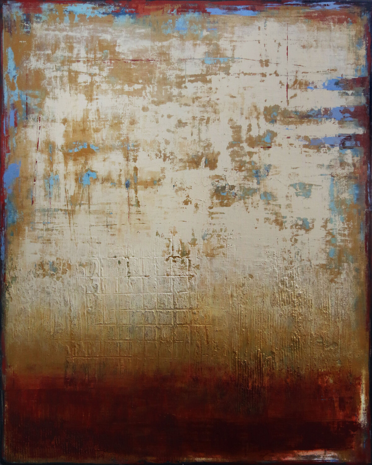 BETWEEN THE LAYERS Inez Froehlich Original painting for sale