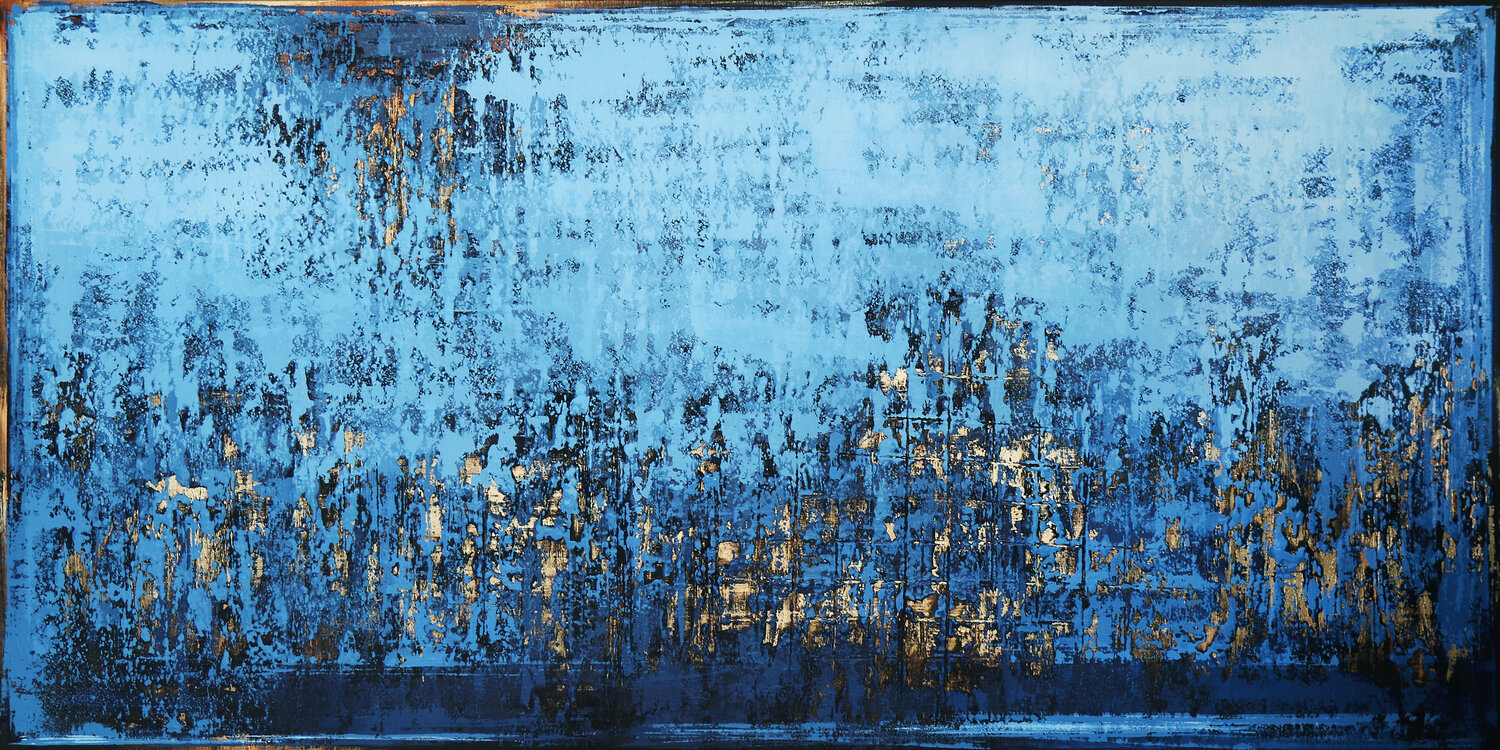 BOTTOM OF THE SEA Inez Froehlich Original painting for sale