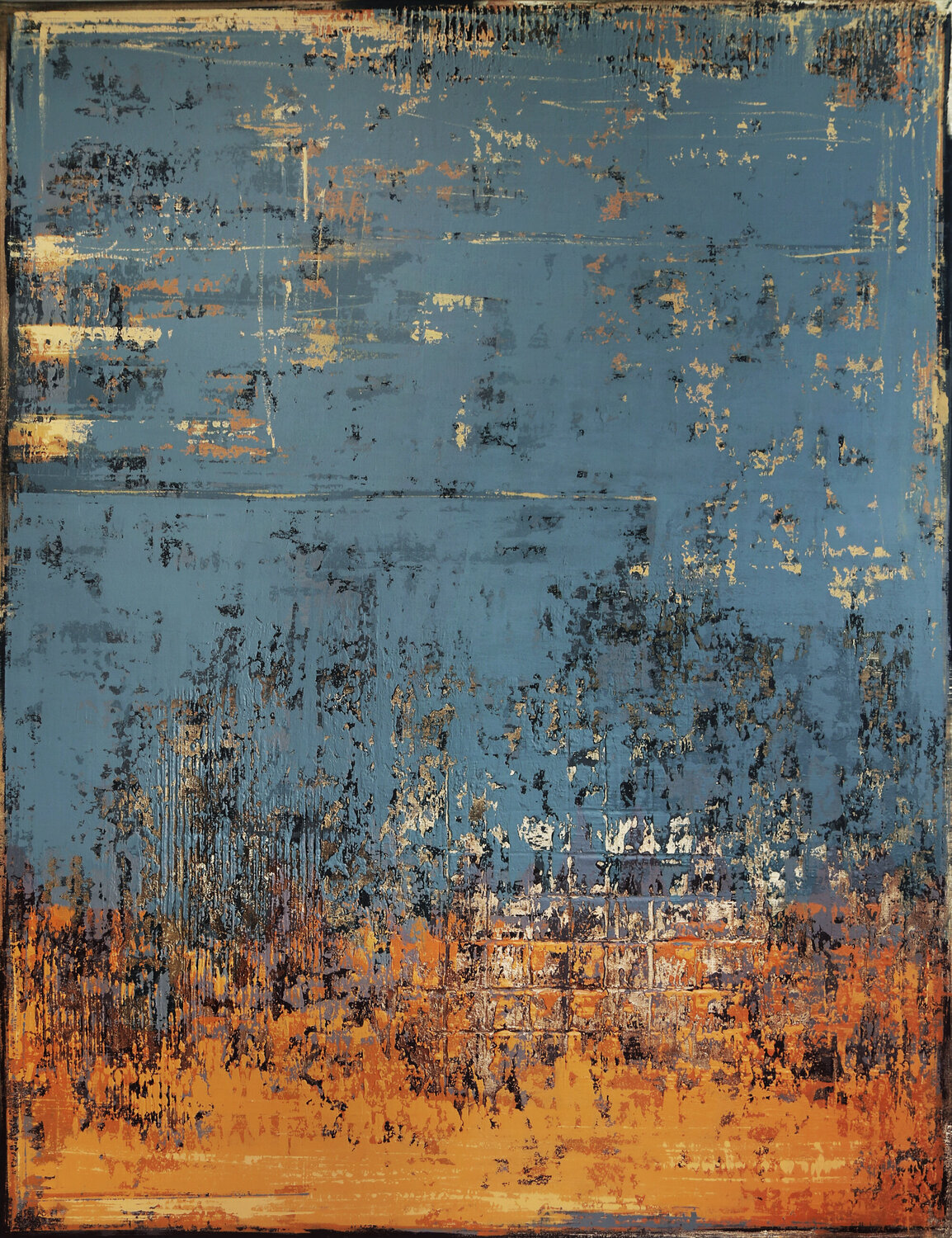 STORMY ATMOSPHERE Inez Froehlich Original painting for sale