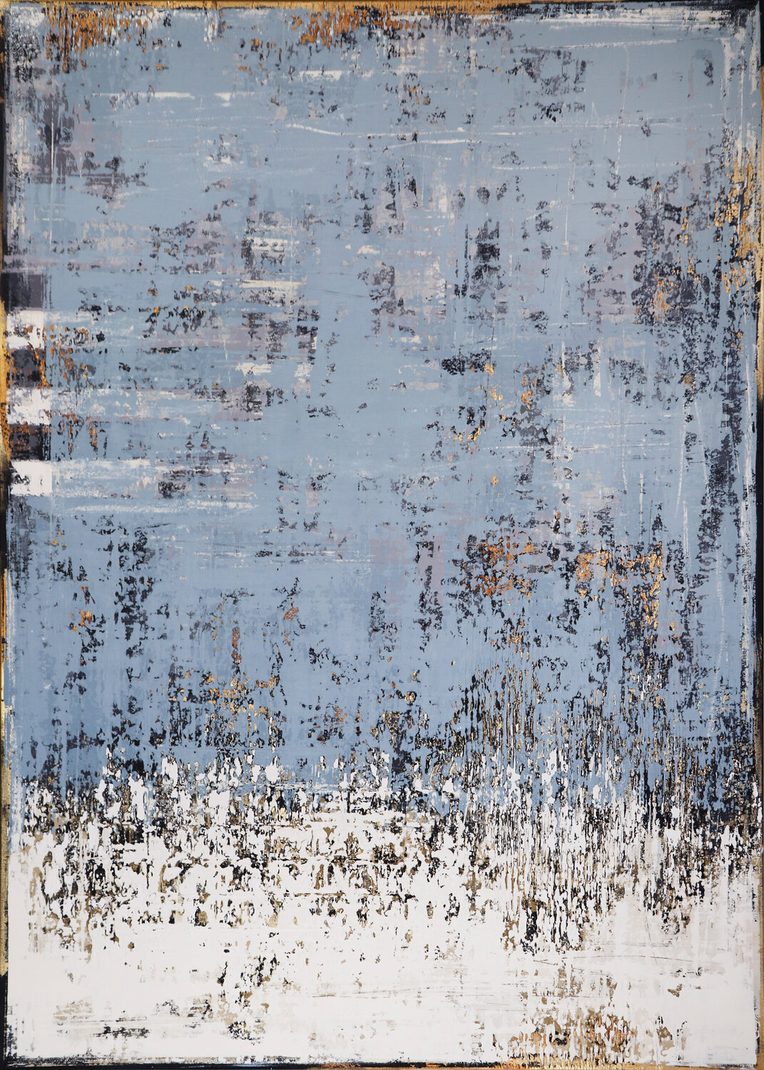 FROZEN HORIZON Inez Froehlich Original painting for sale