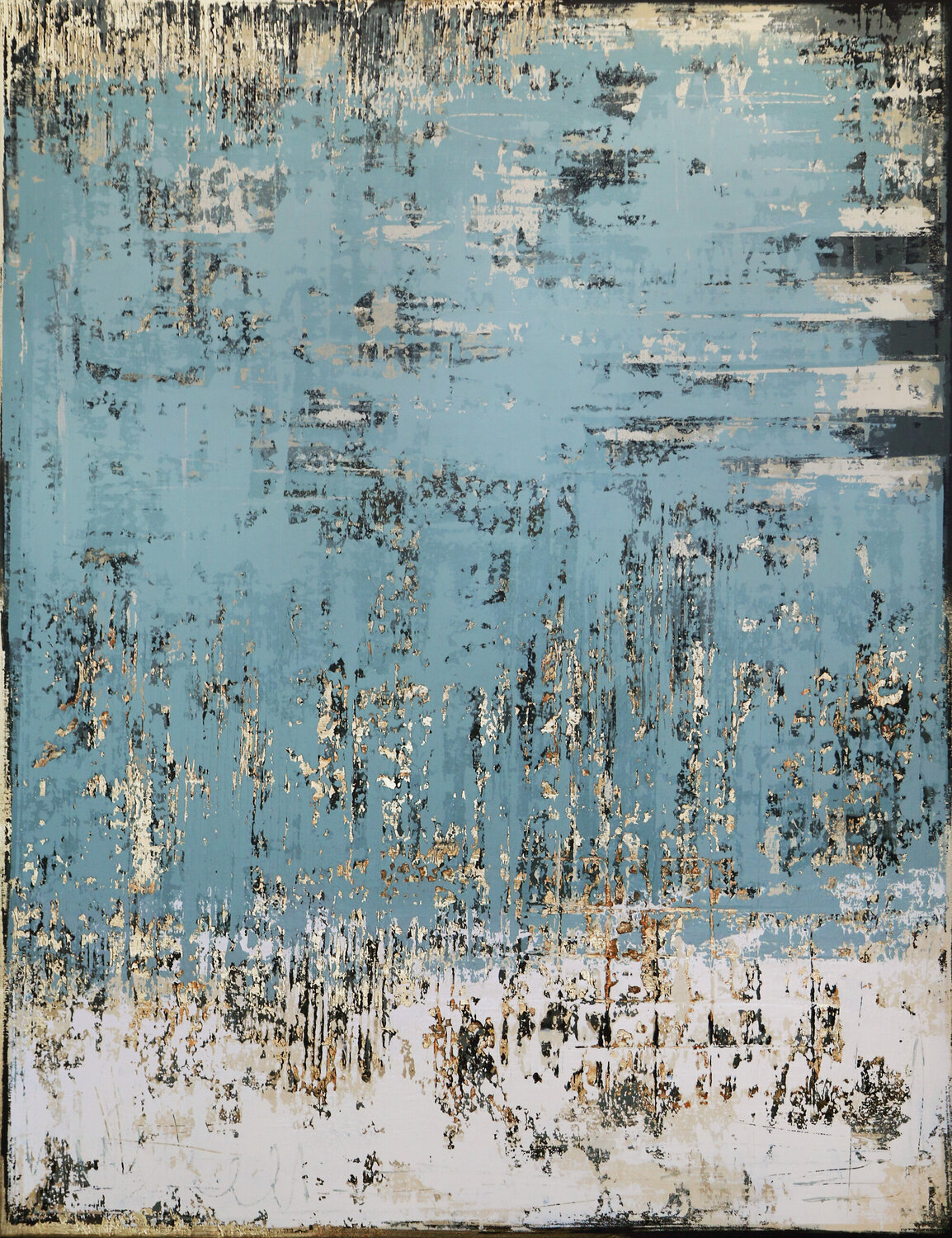POURING RAIN Inez Froehlich Original painting for sale