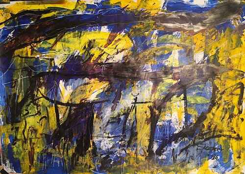 Landscape morning by Wolfgang Stocker, Painting for Sale on Select