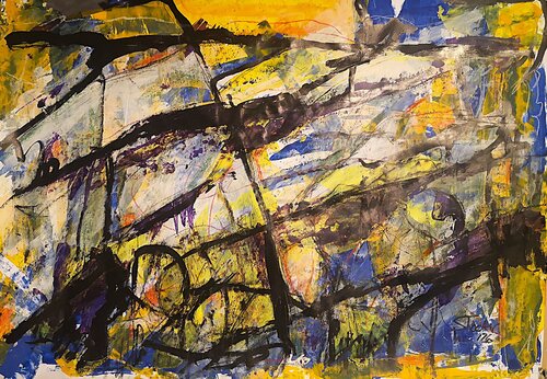 landscape X by Wolfgang Stocker, Painting for Sale on Select