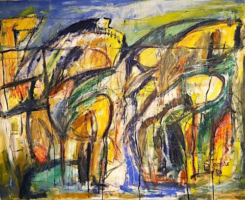 world in chaos by Wolfgang Stocker, Painting for Sale on Select