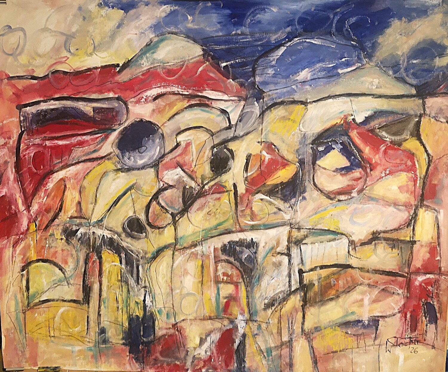 More than a feeling Wolfgang Stocker Original painting for sale
