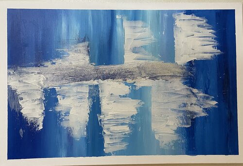 “Blue Axis” by jose luis modol, Painting for Sale on Select