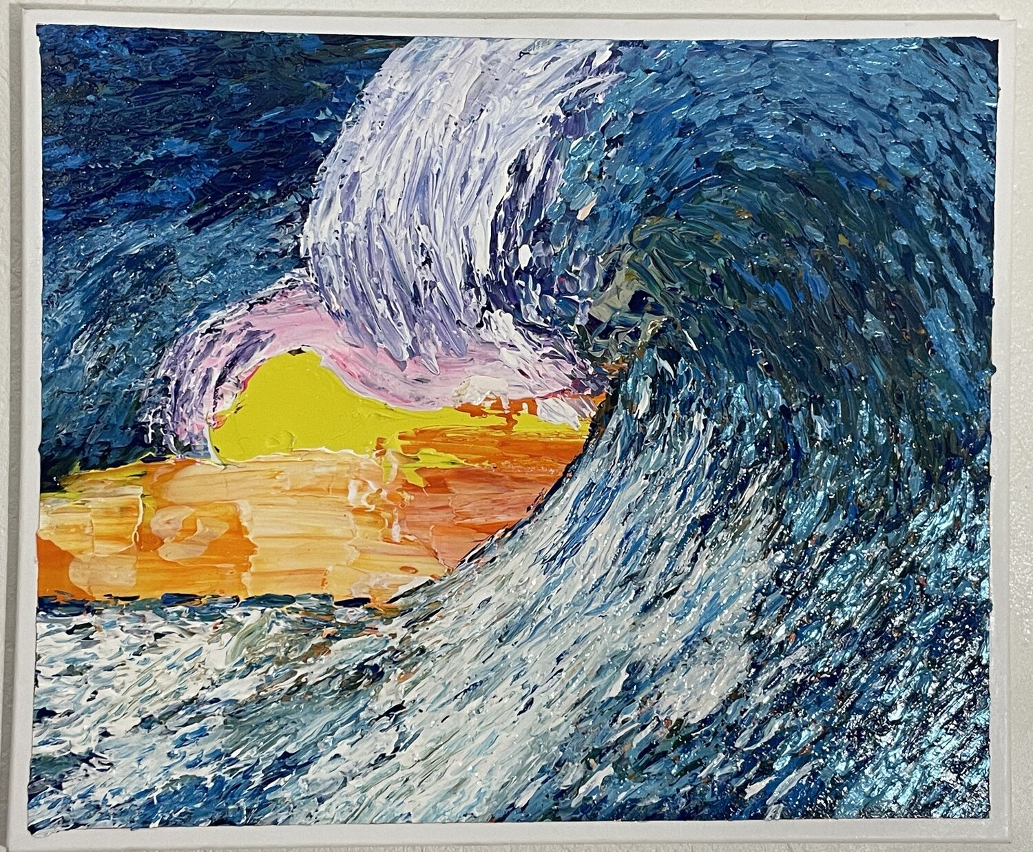 “Golden Tempest” jose luis modol Original painting for sale