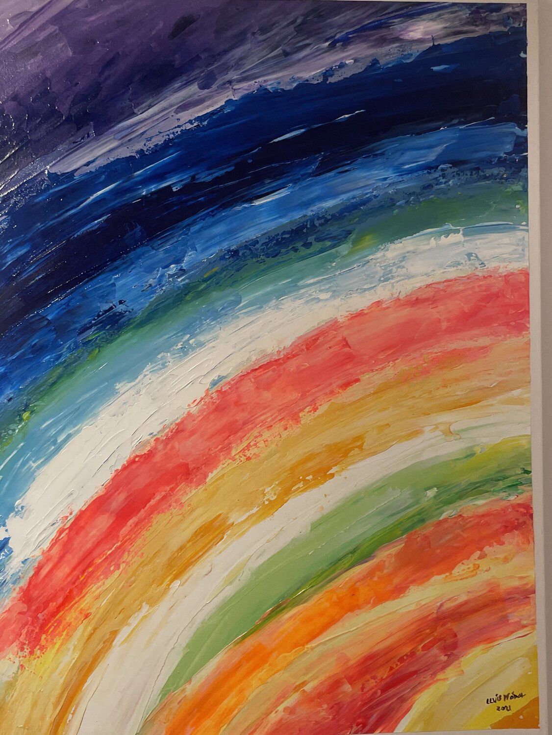 Aurora in Expansion jose luis modol Original painting for sale