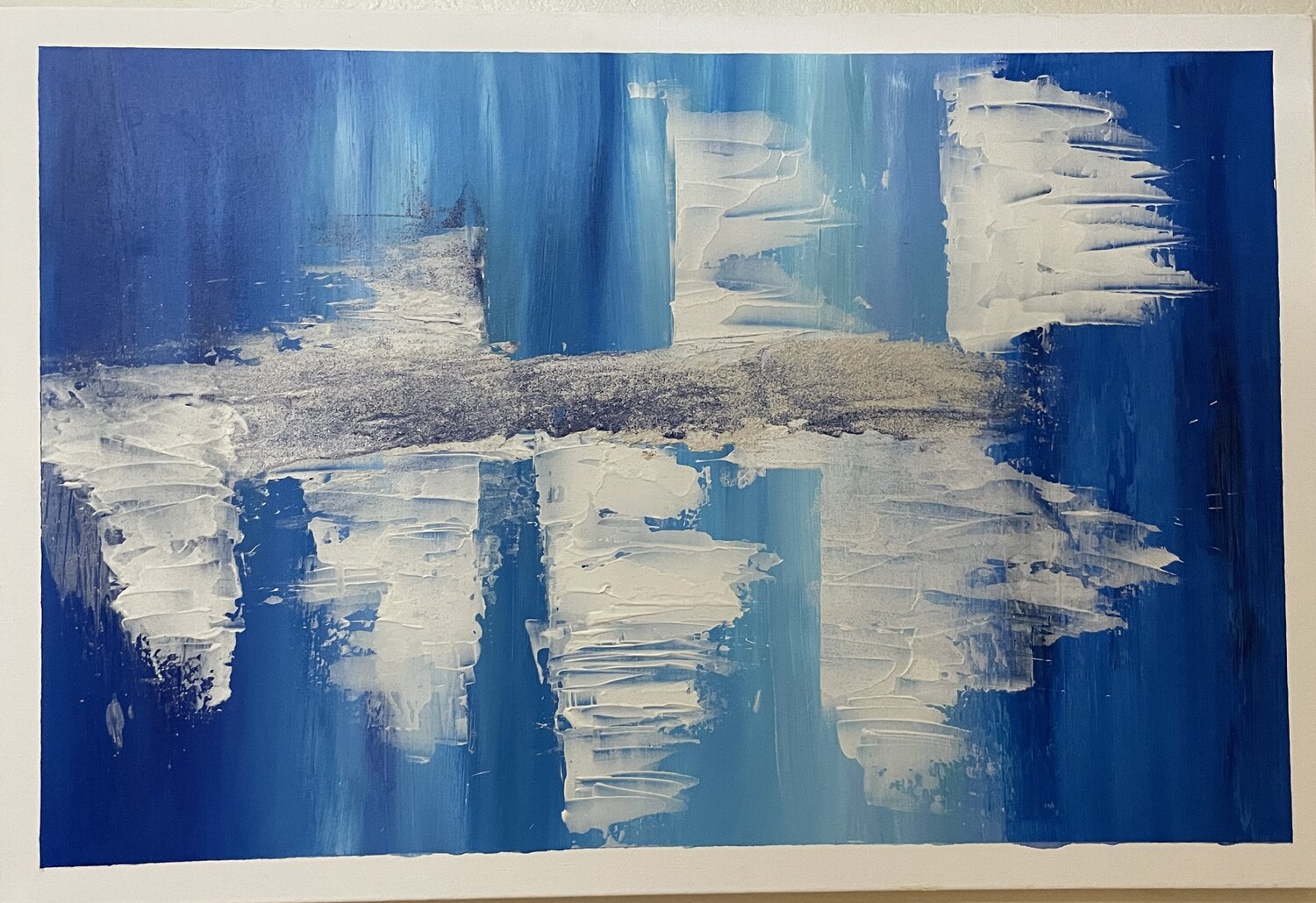 “Blue Axis” jose luis modol Original painting for sale