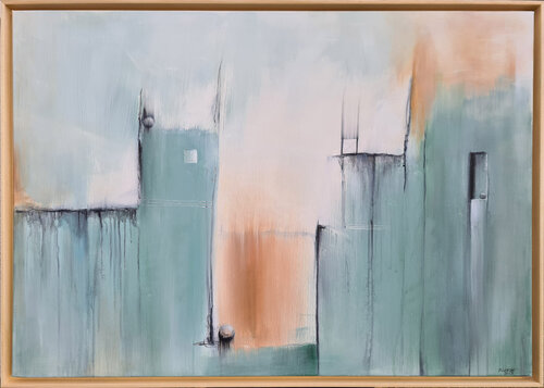 Wenn der Zweifel zum Graben wird by Michael Lerche, Painting for Sale on Select