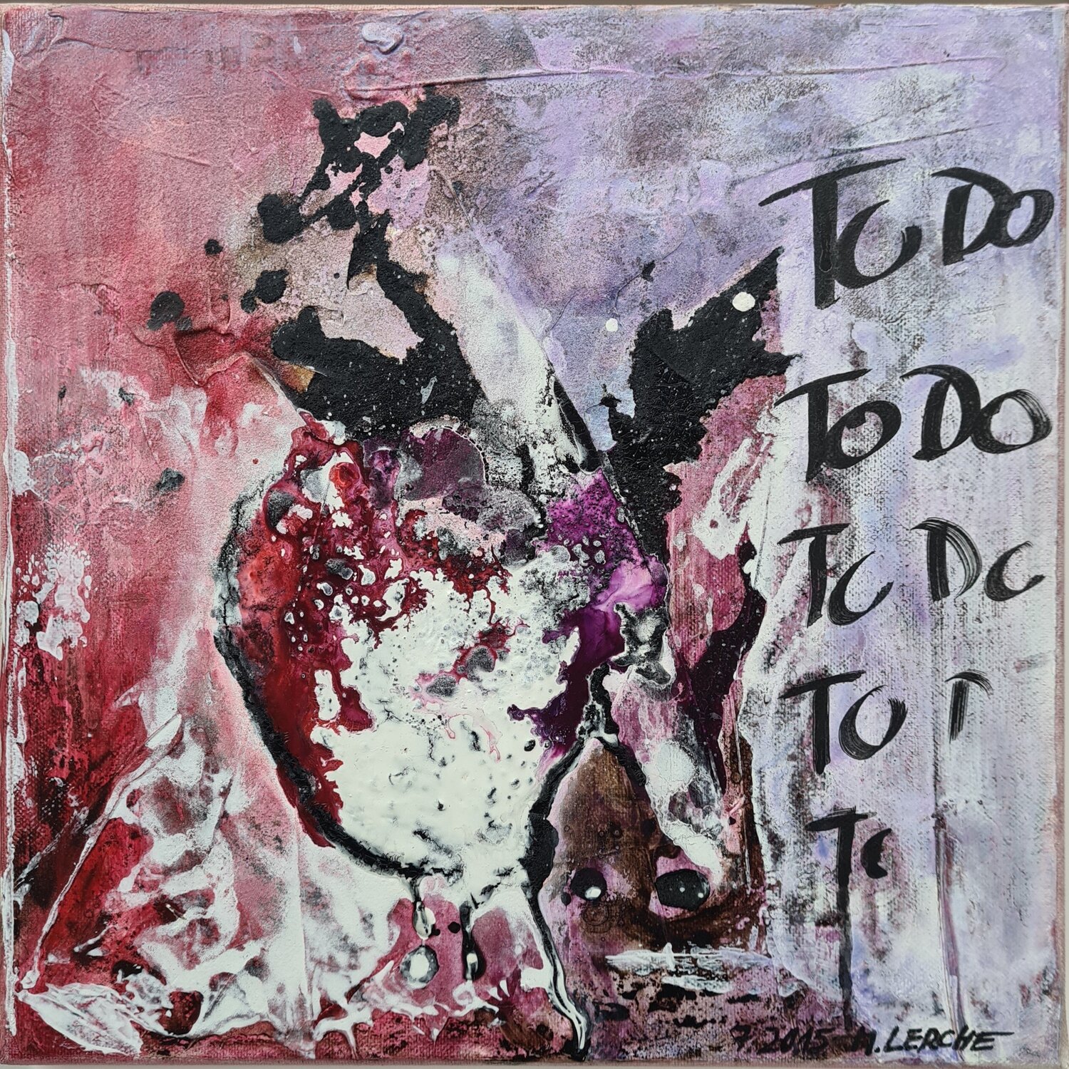 Burnout Michael Lerche Original painting for sale