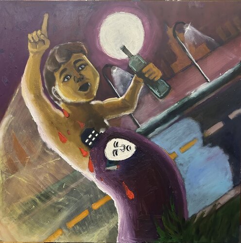 “Cult of Oblivion“ von Bagzhan Alikhanov, Malerei kaufen auf Select