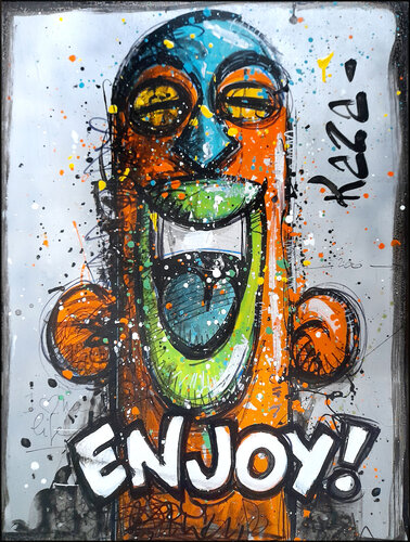 ENJOY !!! 04 by Kaza, Painting for Sale on Select