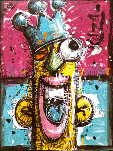 IT'S GOOD TO BE THE KING !!! 41 by Kaza, Painting for Sale on Select