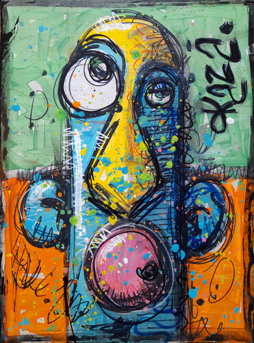 Sans le doute il n'y aurait pas de création.... enfin. je crois...02 by Kaza, Painting for Sale on Select