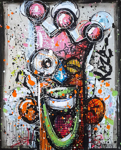 IT'S GOOD TO BE THE KING !!! 55 by Kaza, Painting for Sale on Select
