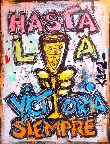 Hasta la vitoria siempre ! by Kaza, Painting for Sale on Select