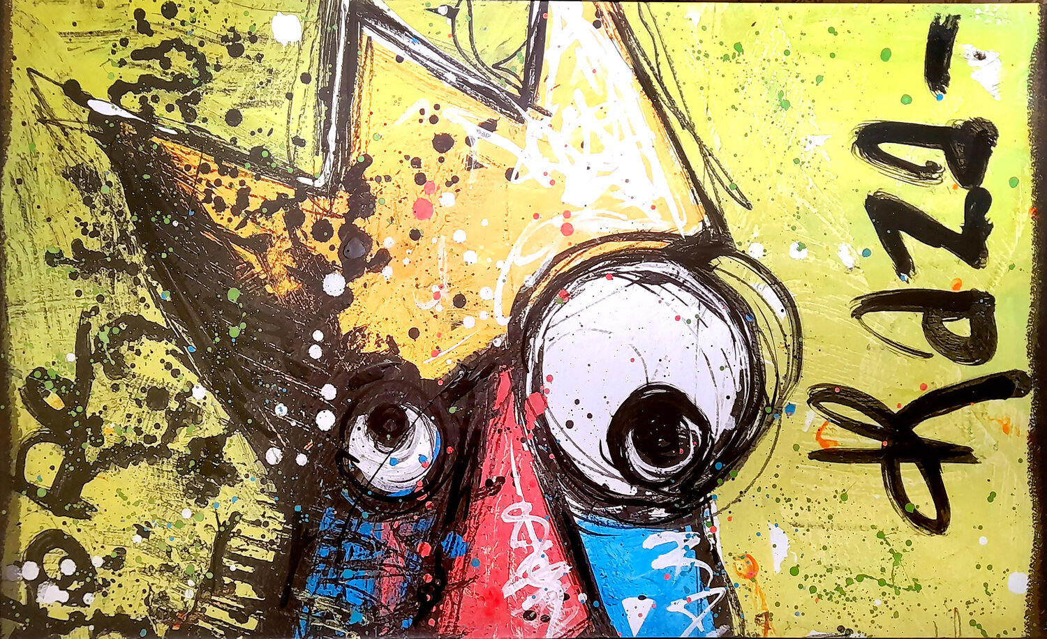 IT'S GOOD TO BE THE KING !!! - 51 Kaza Original painting for sale