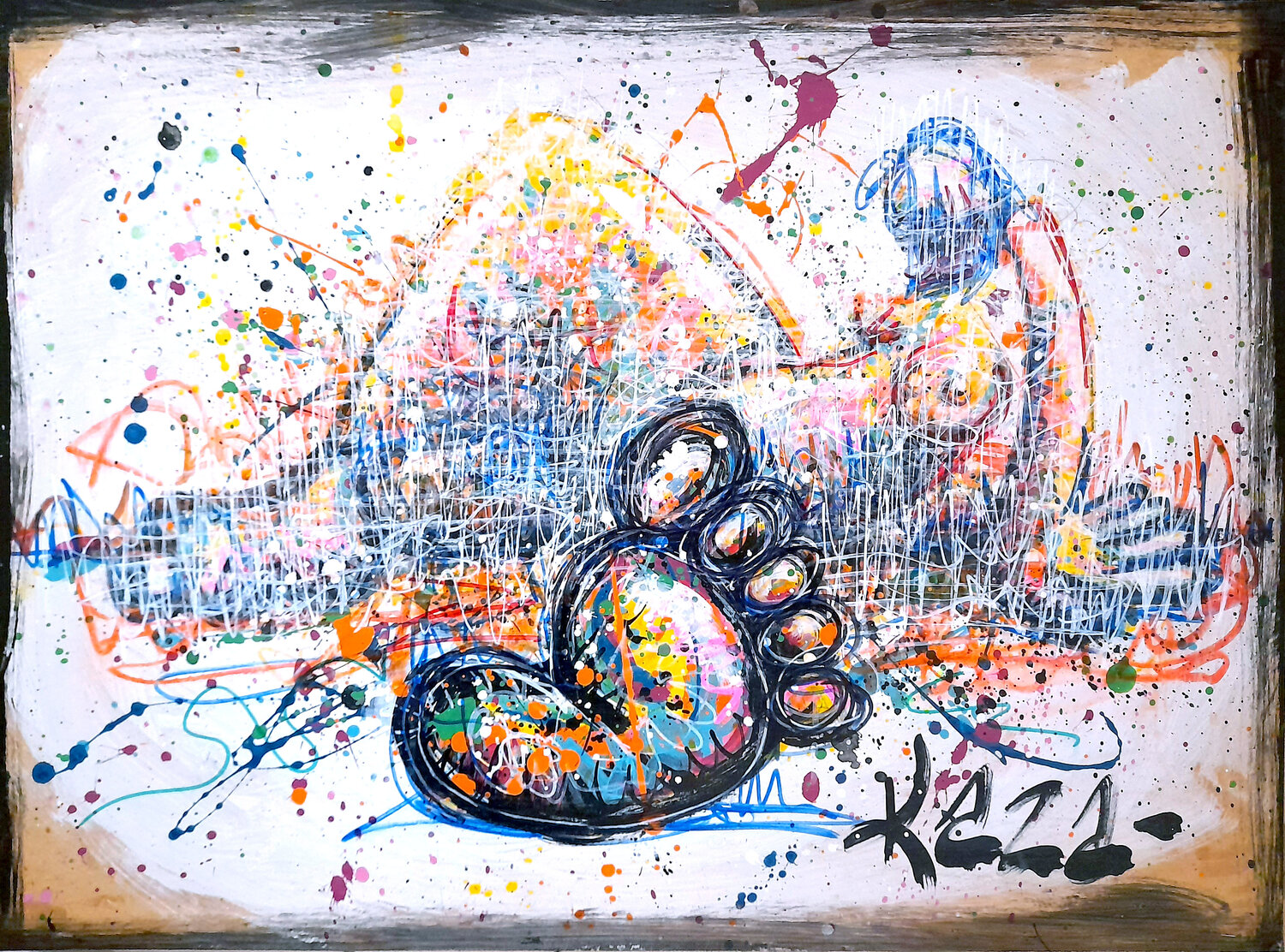 Lola mise à pieds Kaza Original painting for sale