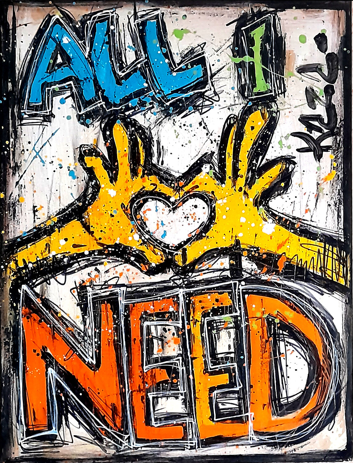 All I need... Kaza Original painting for sale