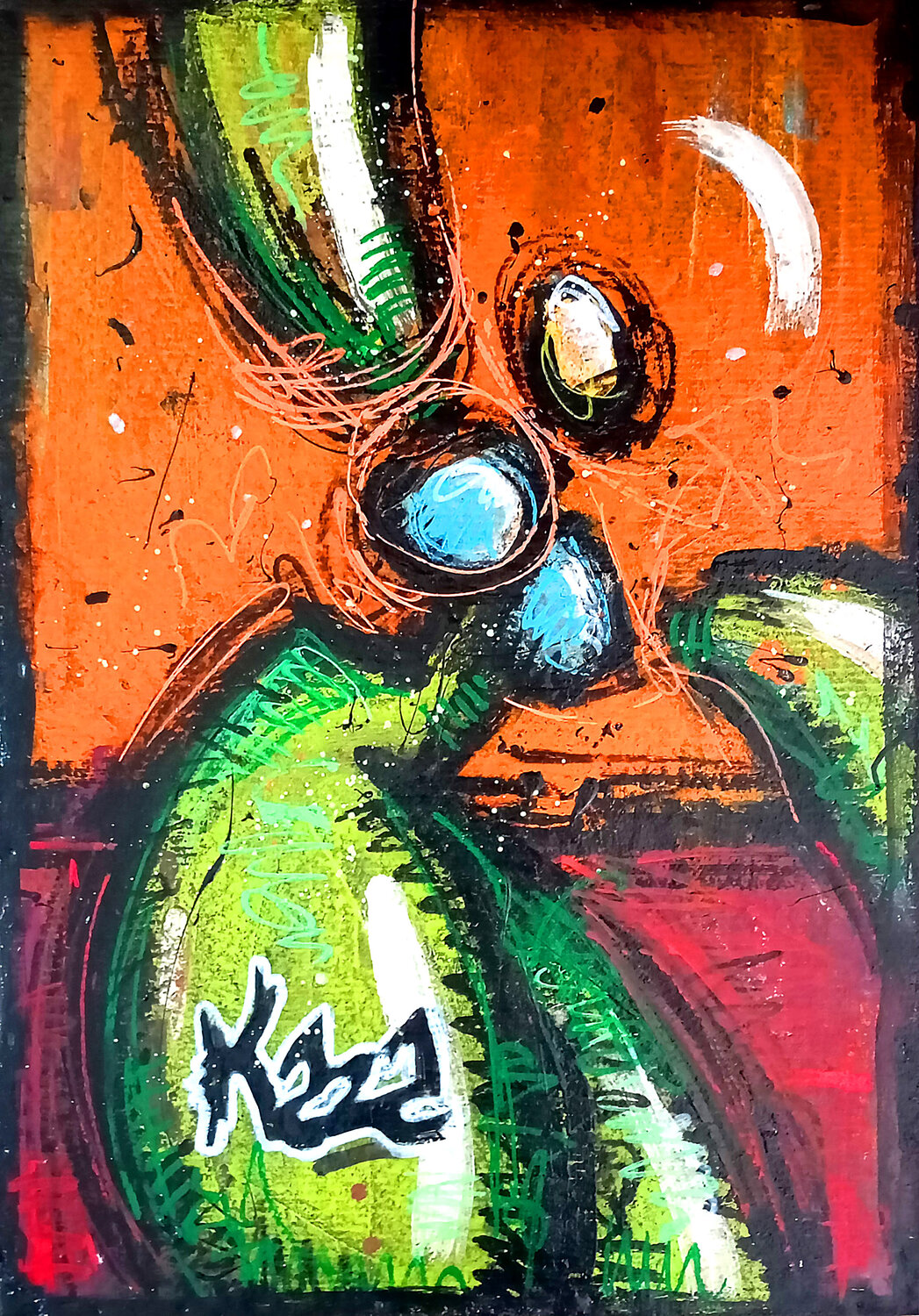 GODDESS 19 Kaza Original painting for sale