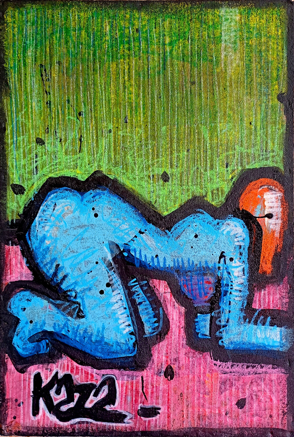 Goddess 24 Kaza Original painting for sale