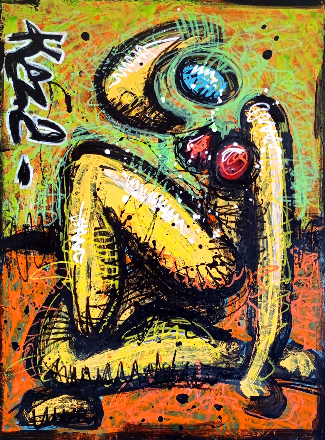 Goddess 28 Kaza Original painting for sale