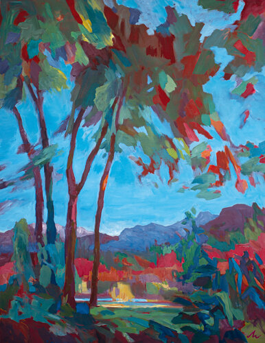 Sehnsuchtsort by Michaela Schmid, Painting for Sale on Select
