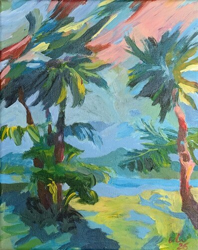 Tenerife by Michaela Schmid, Painting for Sale on Select