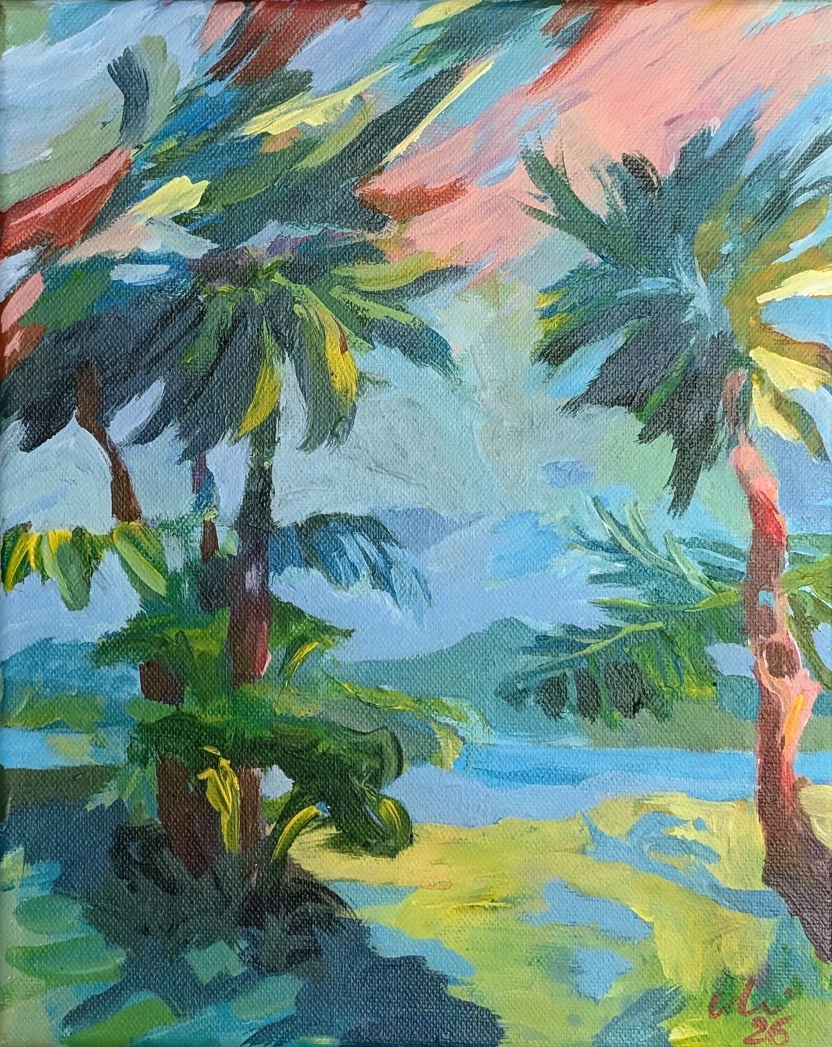 Tenerife Michaela Schmid Original painting for sale